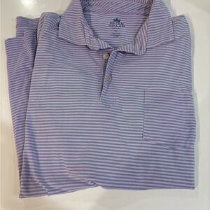 Peter Millar Purple Striped Men's Shirt
